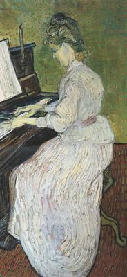 Vincent Van Gogh Marguerite Gachet at the Piano (nn04) China oil painting art
